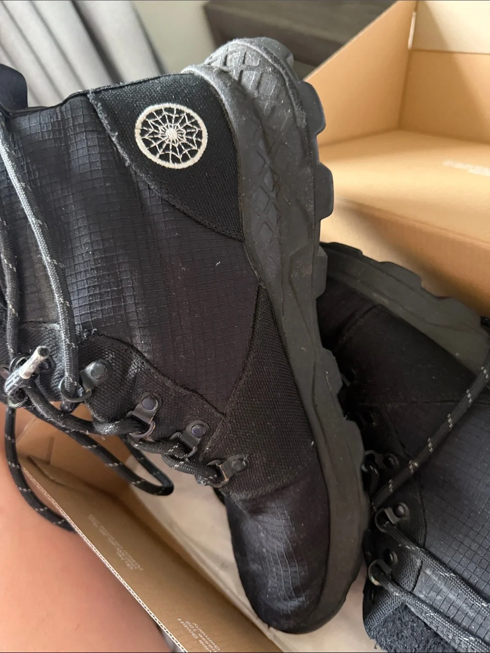 Timberland Men's All-Black Tactical Hiking Boots